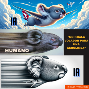 Koala volador para una aerolinea