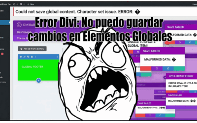 Error Divi: ¿No puedes guardar cambios en Elementos Globales? (Solución 2026)